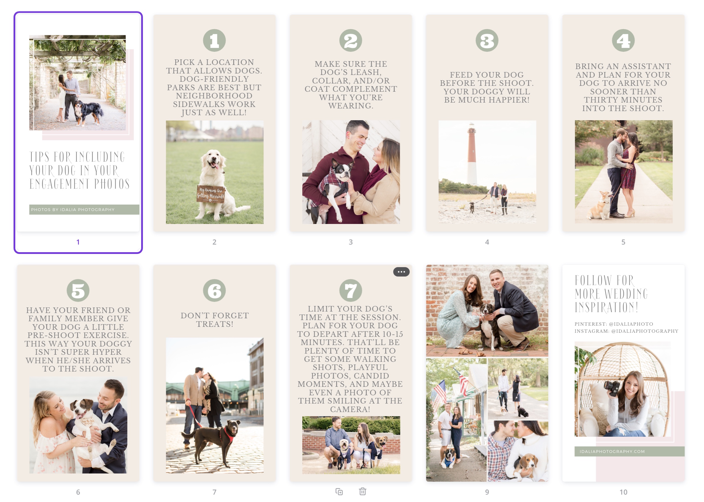 Tips for Including Dog in Engagement Session